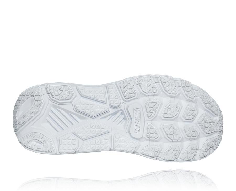 Hoka One One Mens Running Shoes - Clifton 7 - White - BKJP62517
